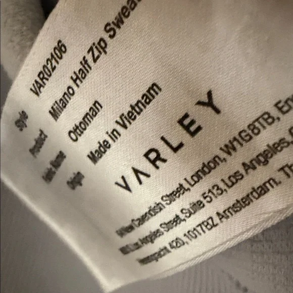 Varley Milano half zip cowl pullover sweatshirt - Picture 15 of 16